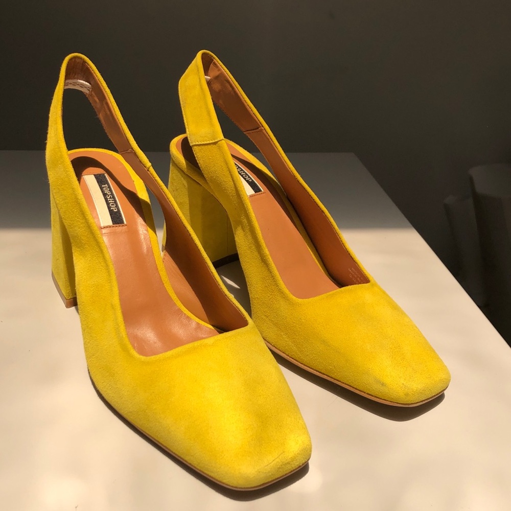 Topshop block heels